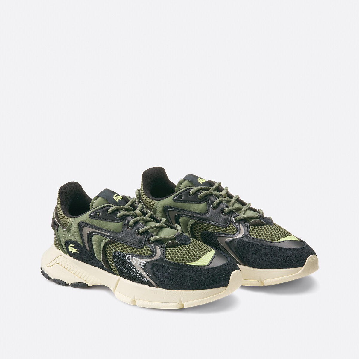 Lacoste L003 Neo Low Top Trainers Men's Khaki Size 44 (9.5)