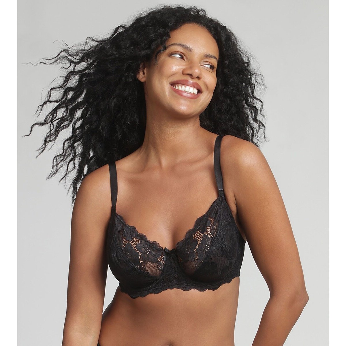 Playtex Essential Elegance Lace Bra Women's Black 34D