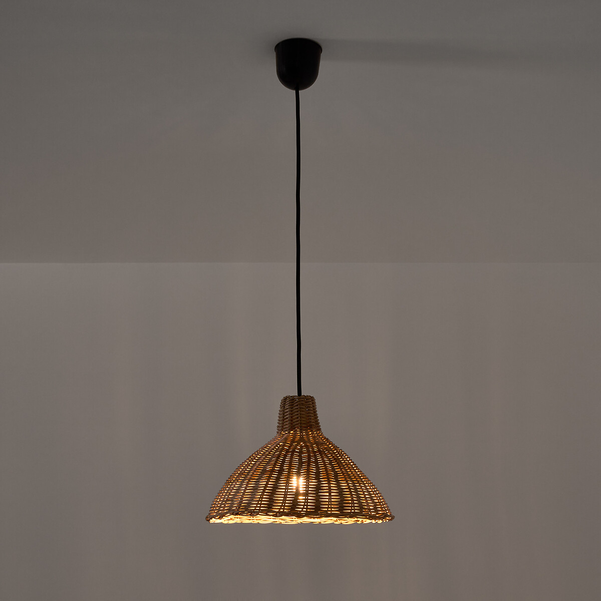 Hanglamp / handlamp in rotan Ø26 cm, Alaya van La Redoute