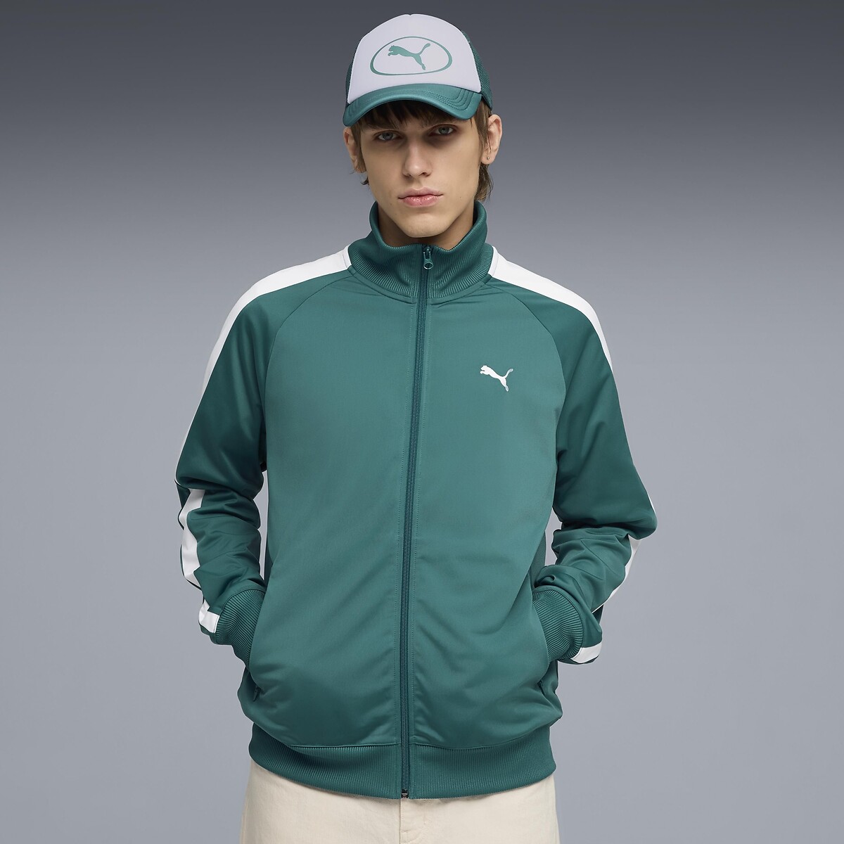 Puma Essential Track Top Men's Emerald Green Medium