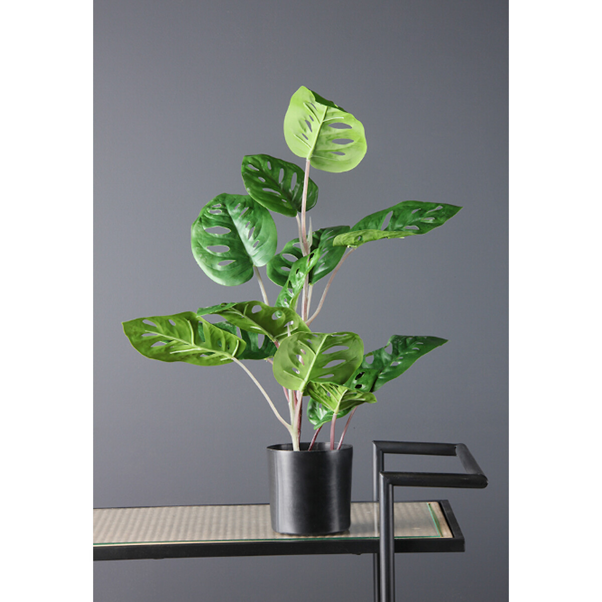 So'home Unisex Green 45Cm Artificial Real Touch Monstera Plant