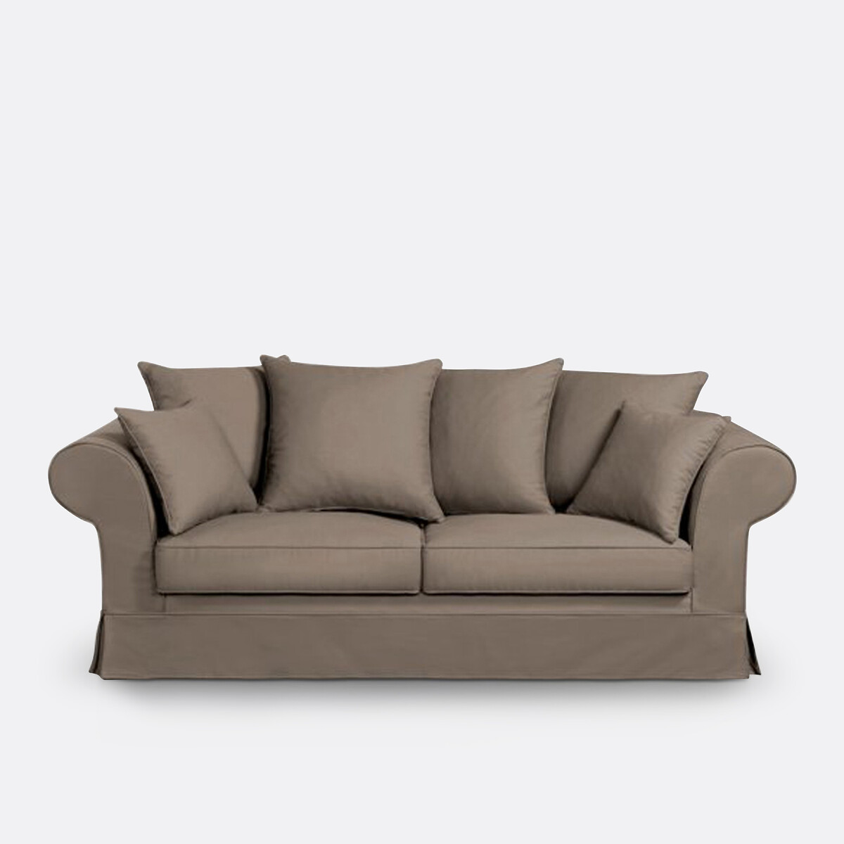 Sofá, Comfort Bultex®, algodón semitrenzado, Adelia. Talla 4 plazas. Color