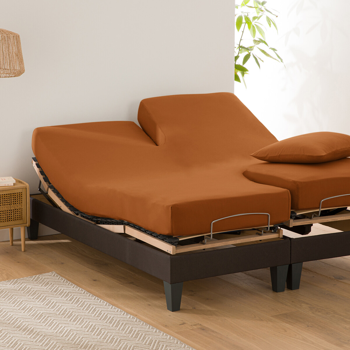 Sábana bajera de punto para cama articulada, Scenario. Talla Cama 180cm (180x200cm). Color
