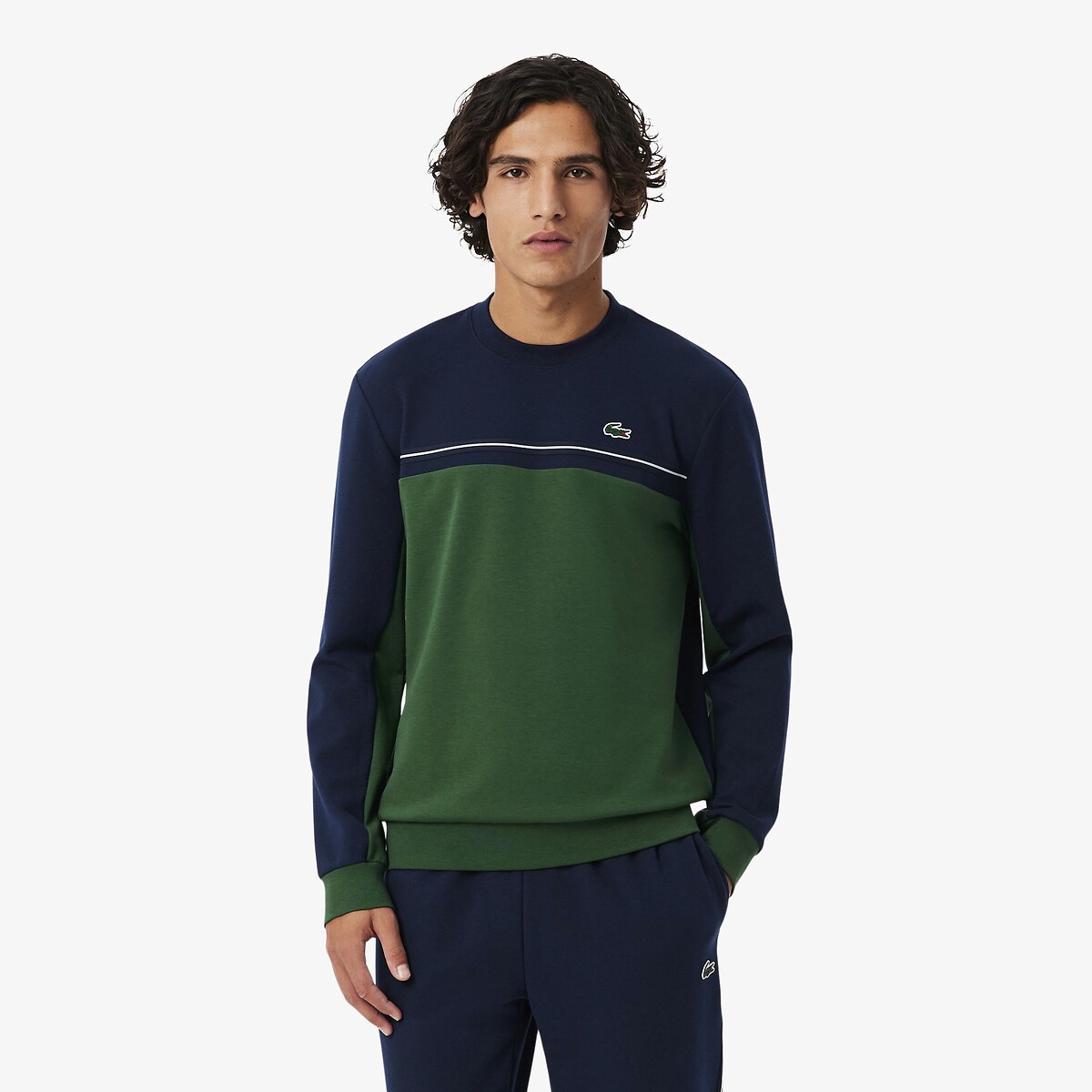 Sweat Off Court regular fit color block