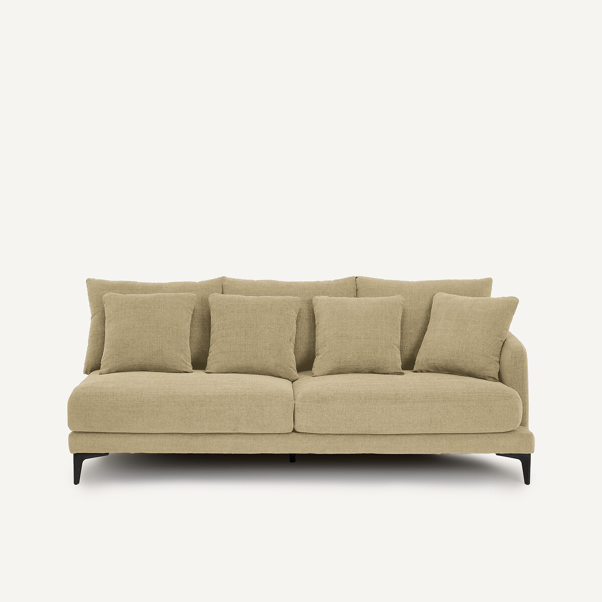 EMMANUEL GALLINA X AM.PM 3-zits halve bank van gevlochten polyester, MODERNISTE, ontwerp Emmanuel Gallina