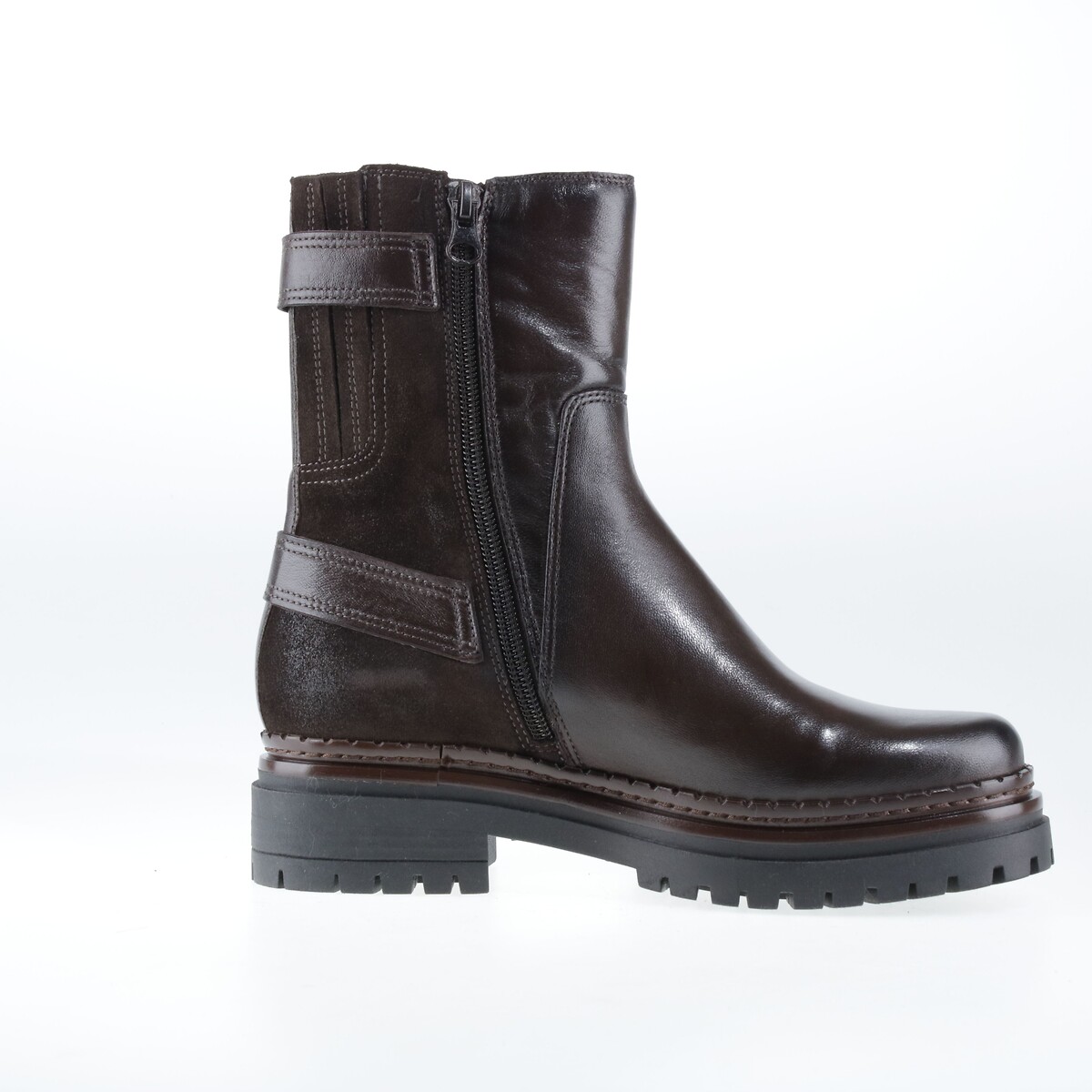 Mjus Leather Ankle Boots Women's Dark Brown Size 39