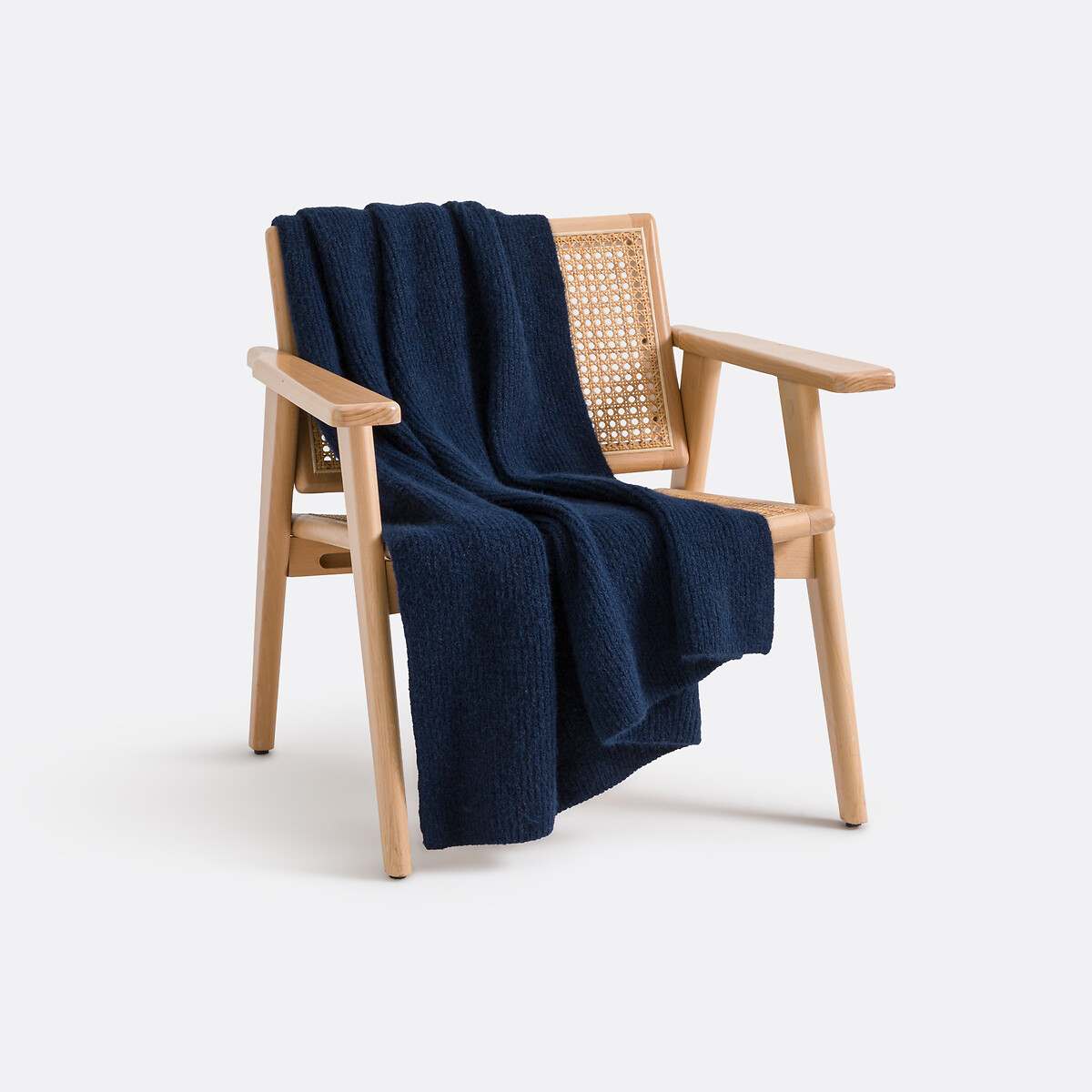 LA REDOUTE INTERIEURS Plaid in geribt tricot, Fionan