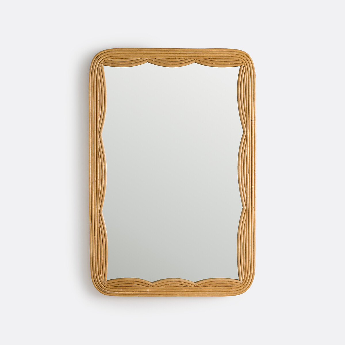 La Redoute Interieurs Vaguo Rattan Mirror, 60 X 90Cm Unisex Natural