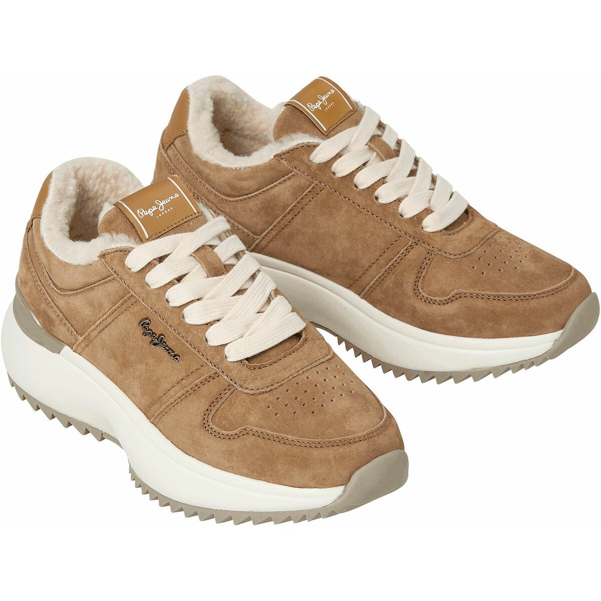 Pepe Jeans Kimi Block W Trainers Women's Camel Size 40 (6.5)