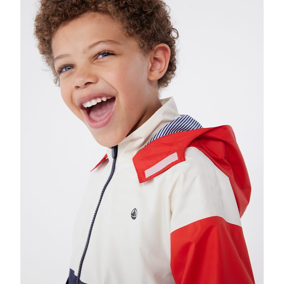 PETIT BATEAU Windjack met opbergbare kap