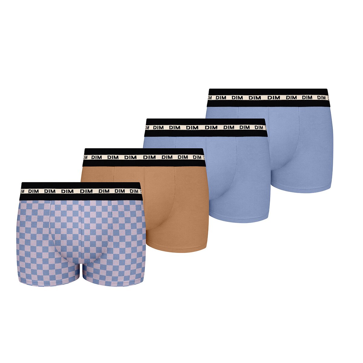 DIM Set van 4 katoenen boxershorts