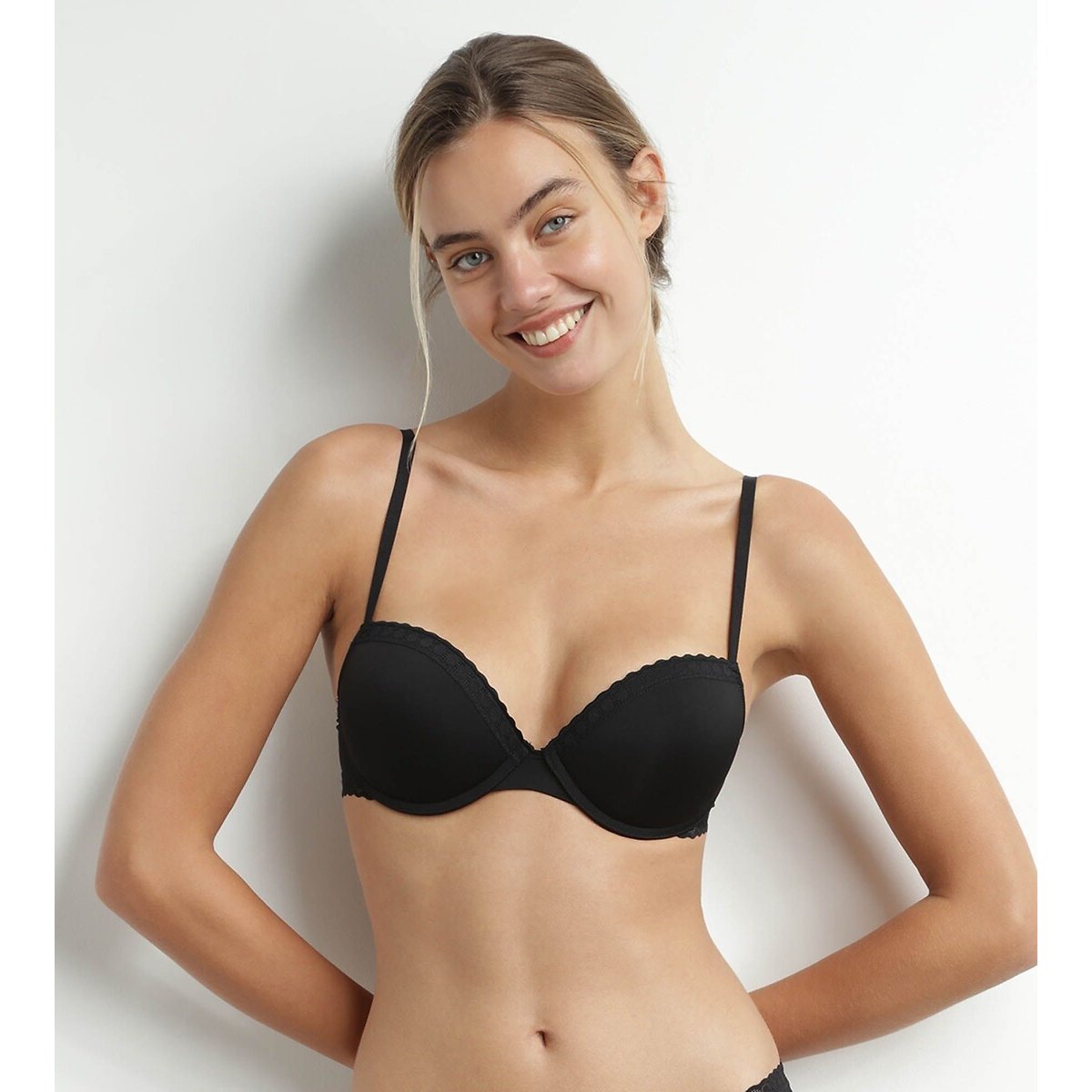 Dim Daily Micro Demi-Cup Bra Women's Black 38B