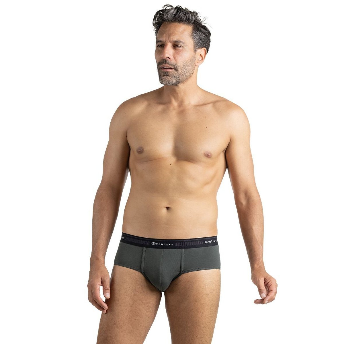 Eminence Pack Of 3 Tailor Bio Briefs For Men's Blue+Green+Black Large