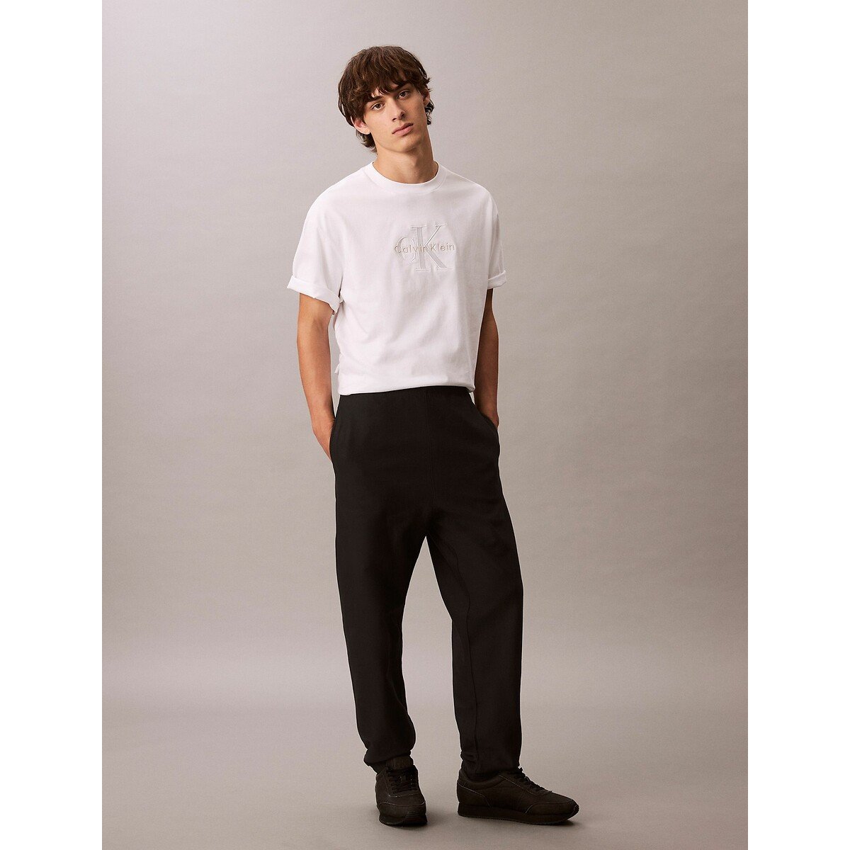 Calvin Klein Sweatbroek PREMIUM TERRY MONOGRAM JOGGER