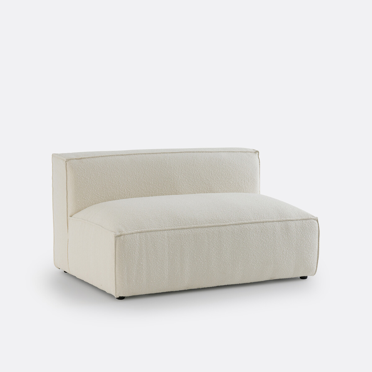 Elément Banquette Pour Canapé Modulable, 2 Places, En Bouclette, SEVEN — vue 3