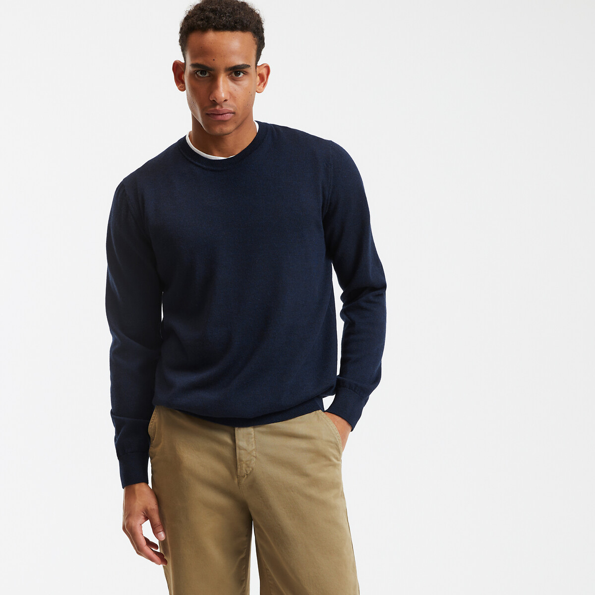 LA REDOUTE COLLECTIONS Trui in merinoswol, Signature BASTIEN