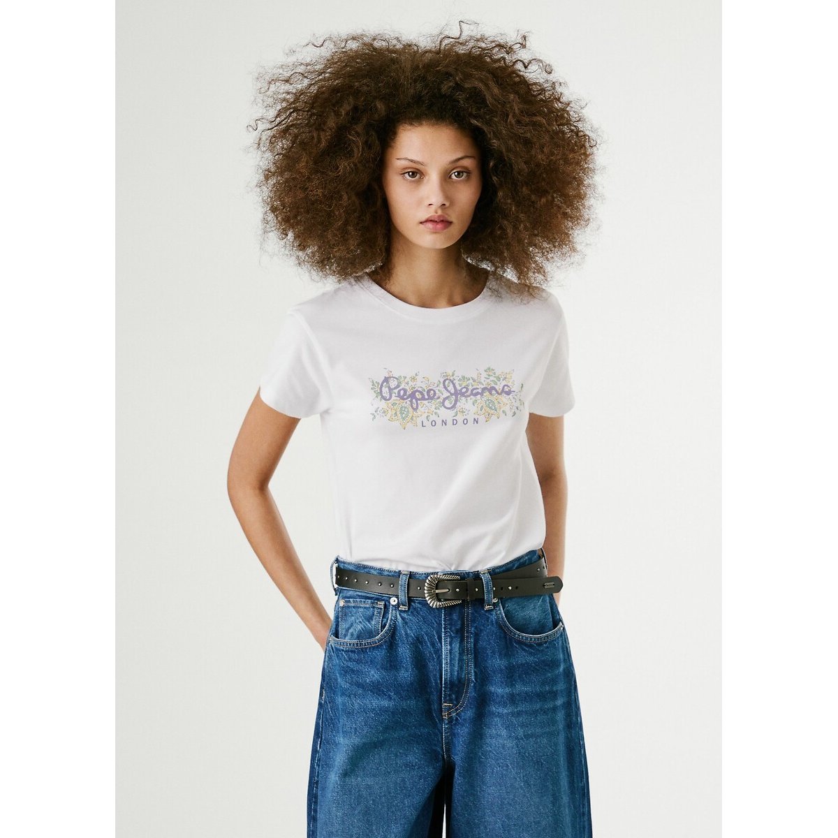 Pepe Jeans T-shirt AVA met bloemenprint