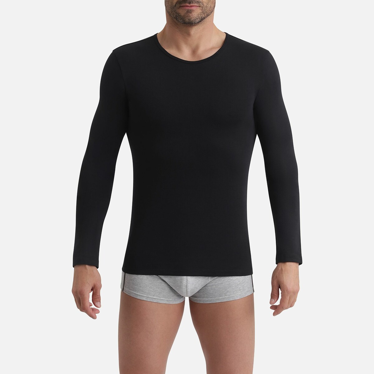 Dim Thermal Long Sleeves T-Shirt Men's Black Extra Large