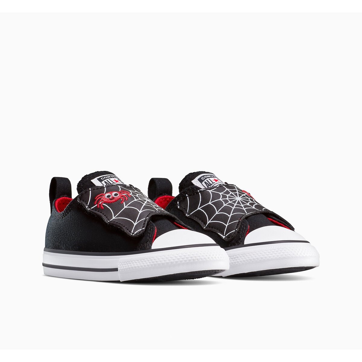Converse One Strap Spiderweb Trainers Black/White Size 20 Kids