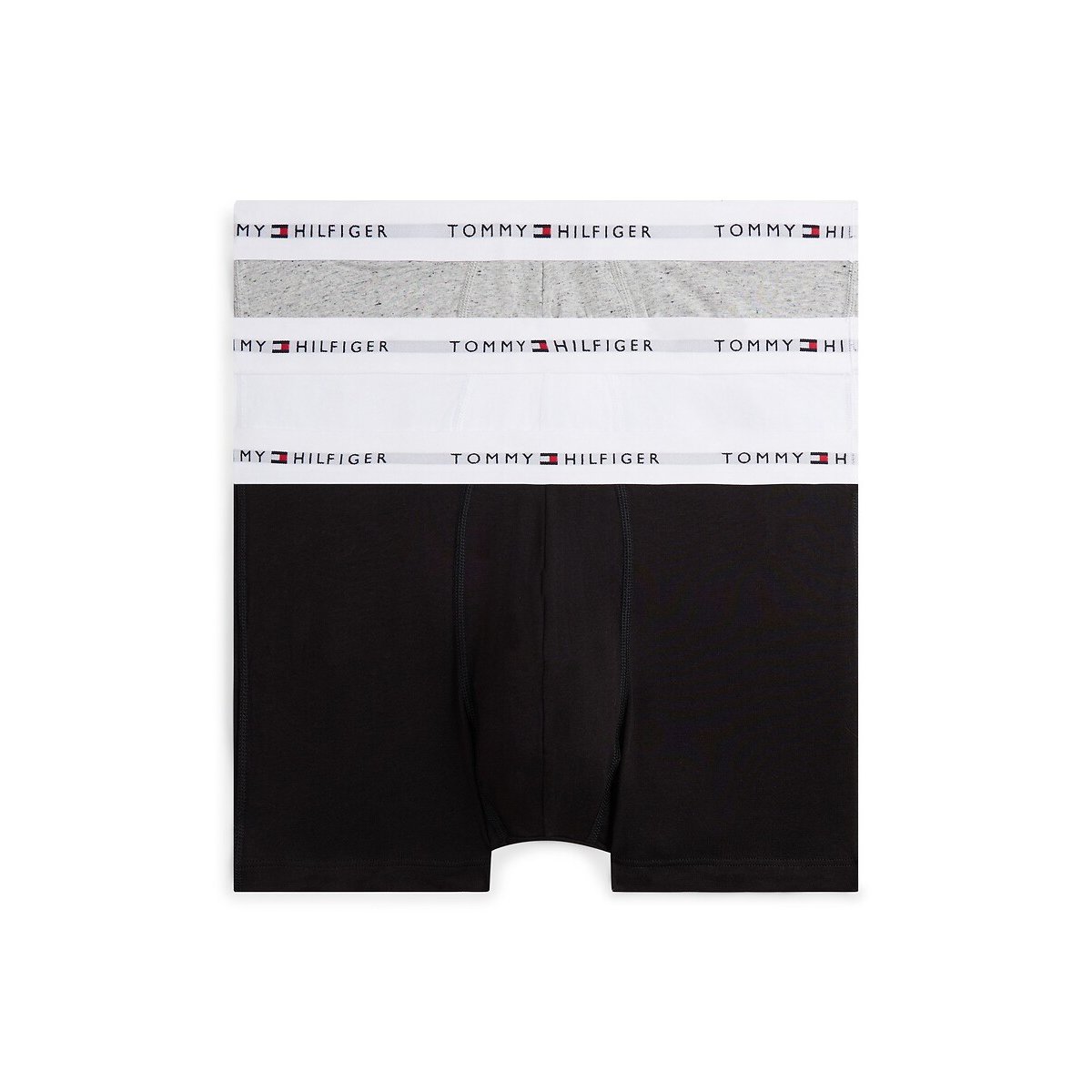 Tommy Hilfiger Pack Of 3 Everyday Essentials Hipsters Men's Black + Grey + White Extra Large