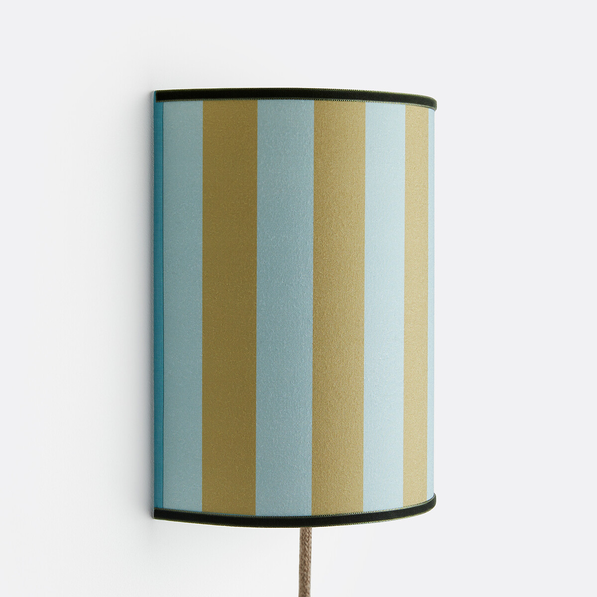 LA REDOUTE INTERIEURS Wandlamp, van gestreept katoen en fluweel, STRIA