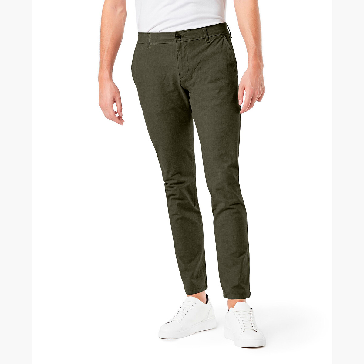 Dockers Ultimate Chinos Skinny Trousers Men's Khaki W32 L30