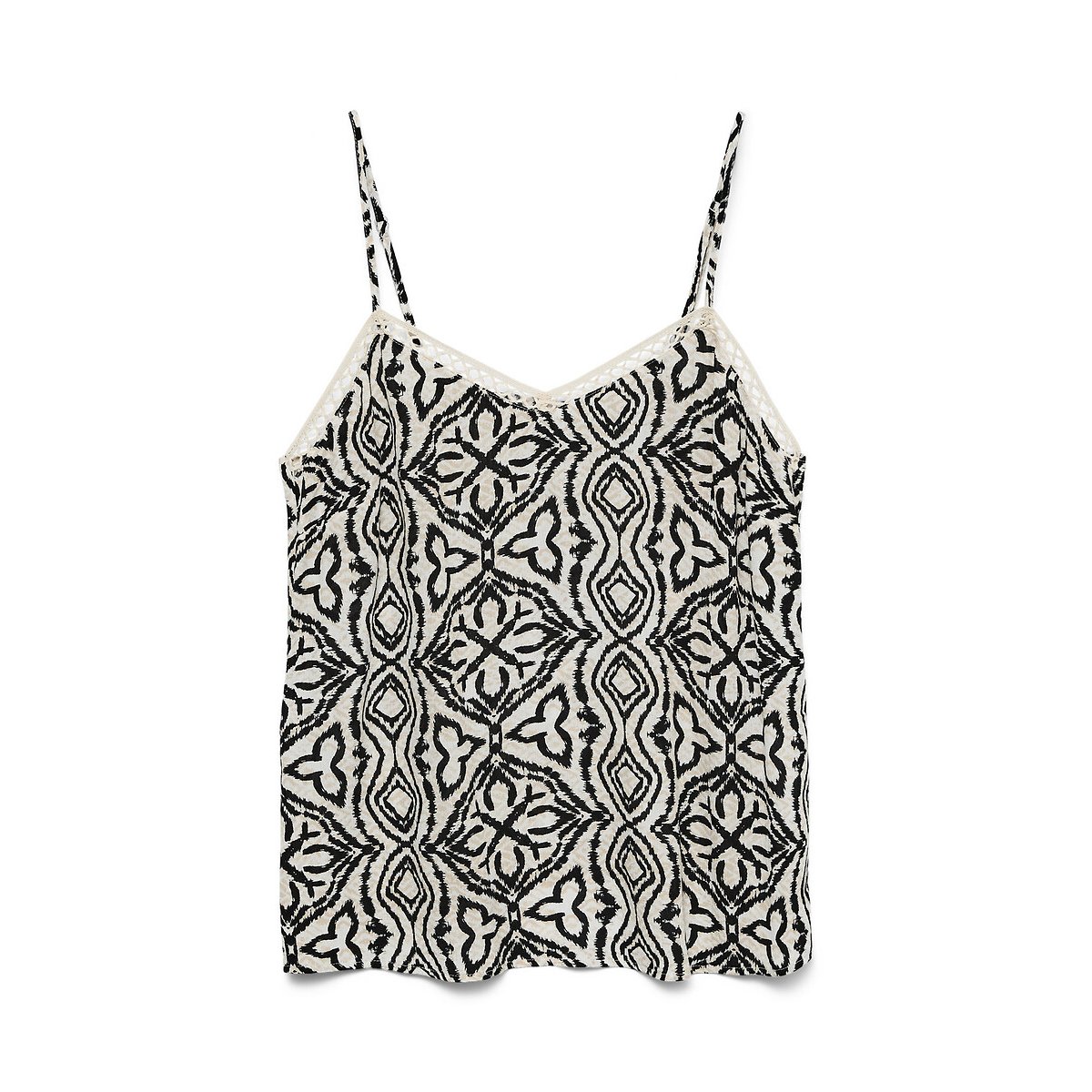 Vero Moda Printed Cami Women's Black Print Extra Small