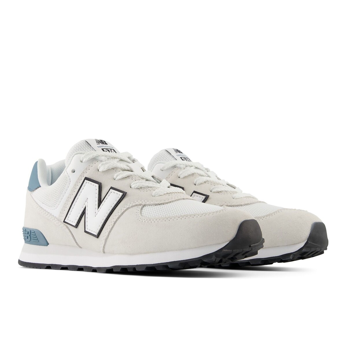 New Balance 574 Trainers Ecru/Grey Green Size 37 (4) Kids