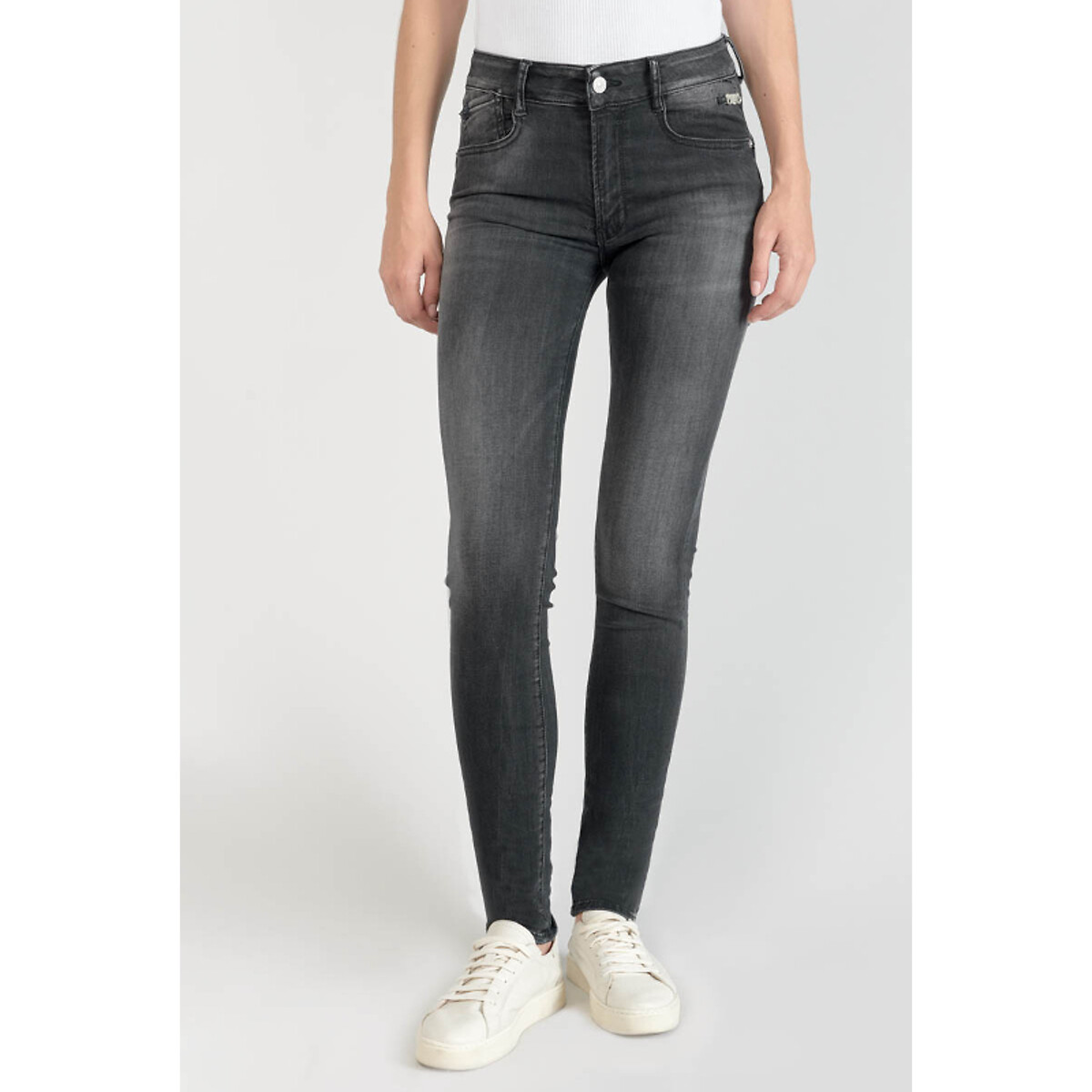 LE TEMPS DES CERISES Skinny jeans Peak, hoge taille