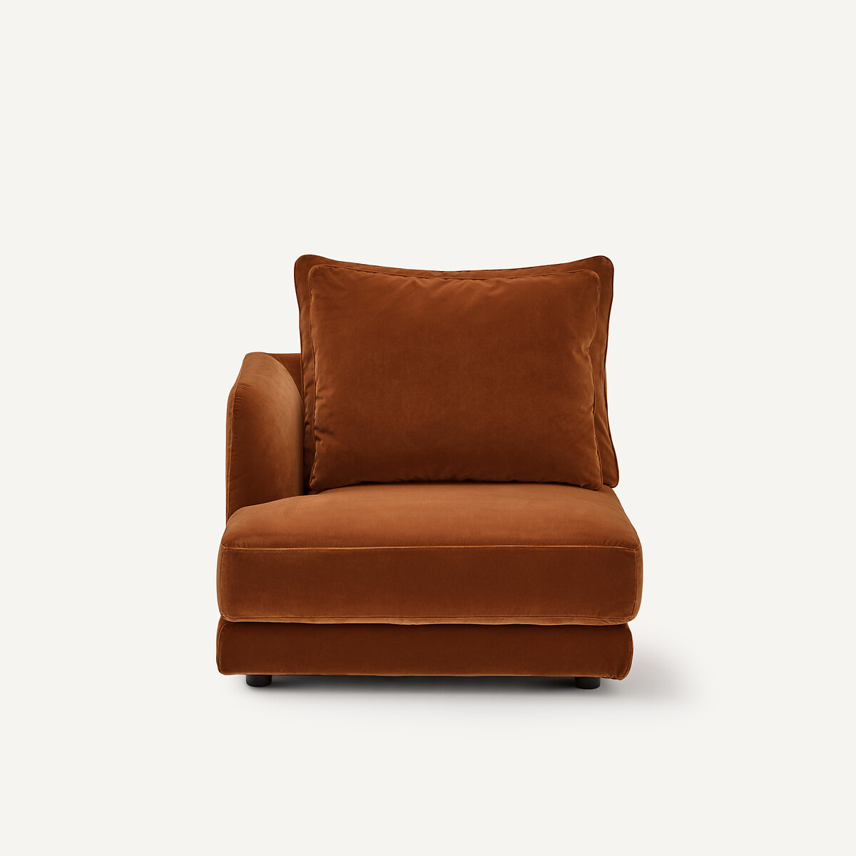 AM.PM Halve bank links, modulair, van fluweel, TIBERIO