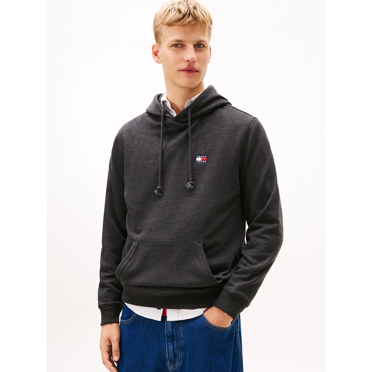 Tommy Jeans Logo Hoodie Men's Black Xxl