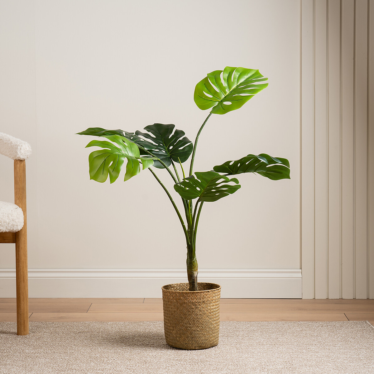 So'home Unisex Green 90Cm Artificial Real Touch Monstera