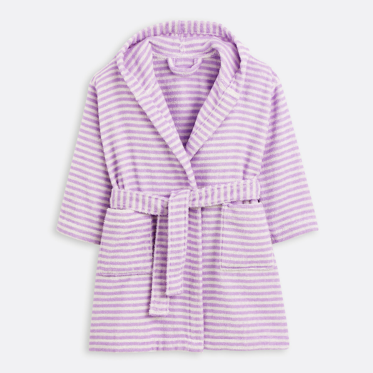 La Redoute Interieurs Malo 360G/M2 Child's Bathrobe Unisex Lilac 2/3Y (86/94Cm) Kids