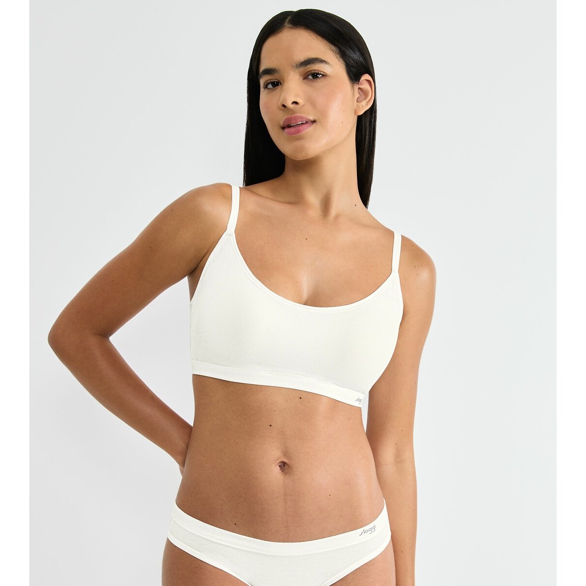 Sloggi Free Evolve Non-Underwired Bra Women's White Small