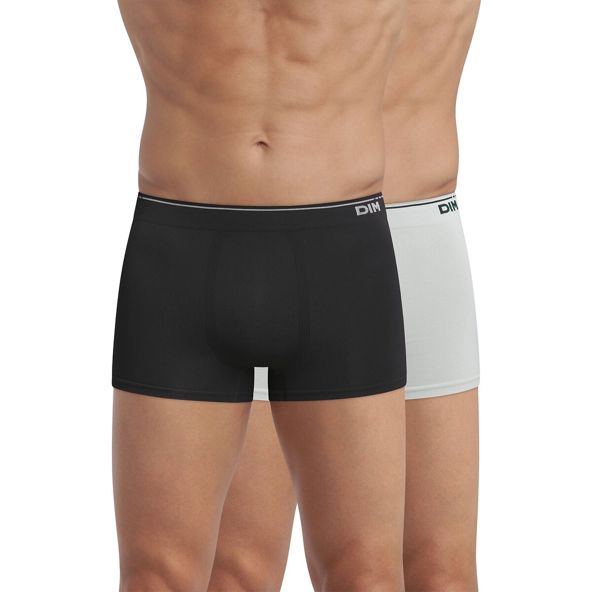 Dim Pack Of 2 Seamless Cotton Hipsters Men's Black + Grey Extra Large