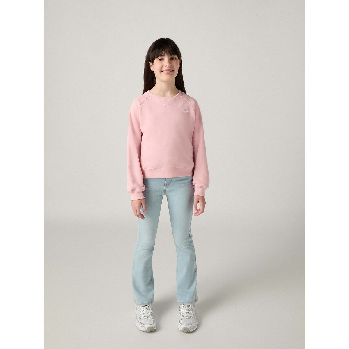 Levi's Kids Wide Leg Jeans Light Denim Blue 8Y (126Cm)