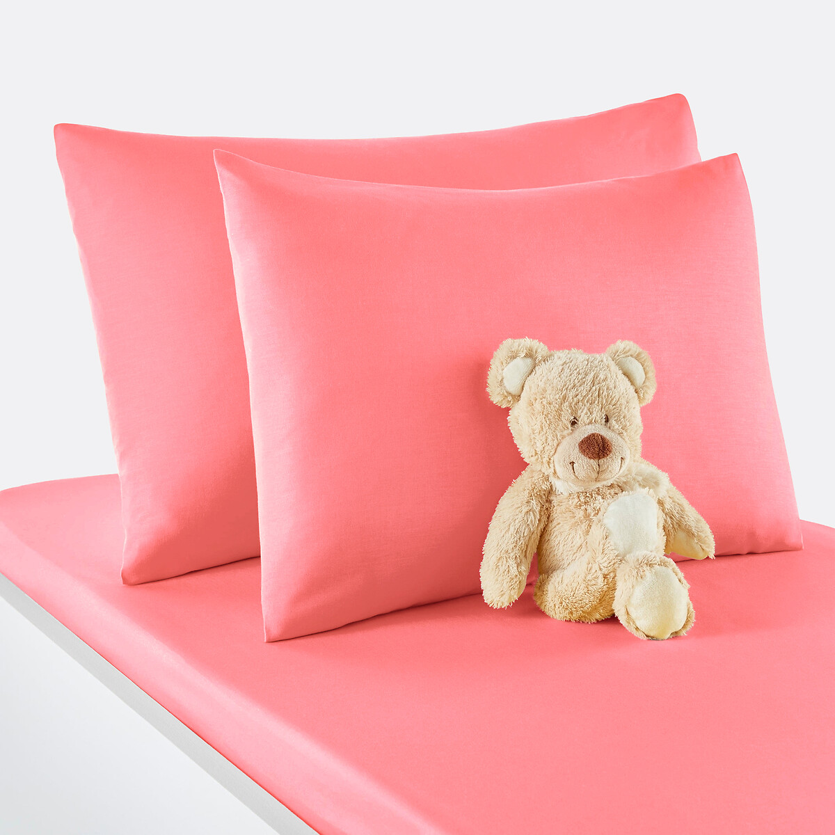 La Redoute Interieurs Scénario Cotton Baby Pillowcase Pink Medium Infant