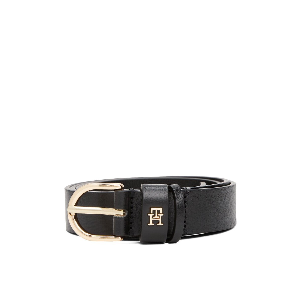 Tommy Hilfiger Effortless 2.5Cm Leather Belt Women's Black Medium