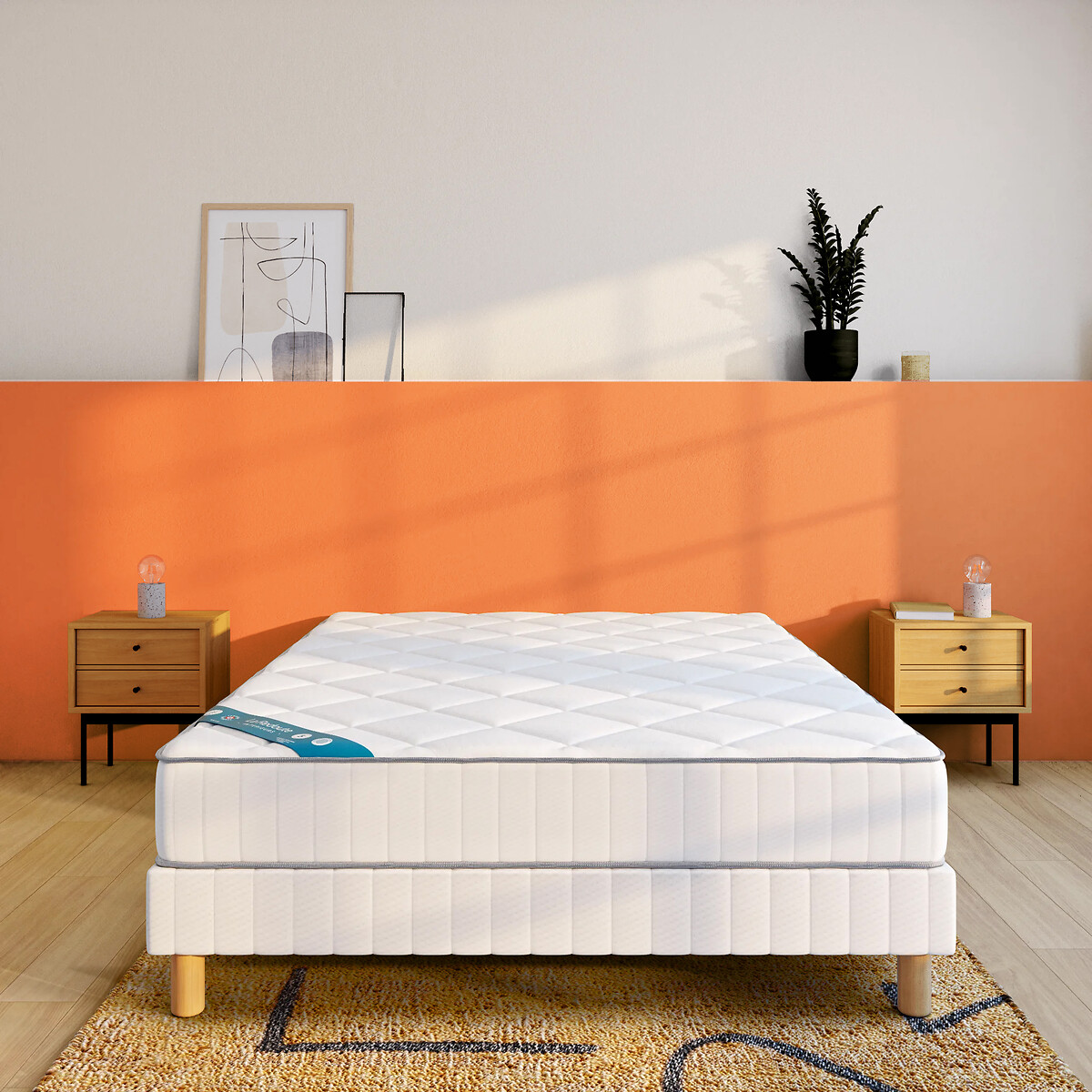 LA REDOUTE INTERIEURS Matras 520 pocketvere, stevig, H21 cm