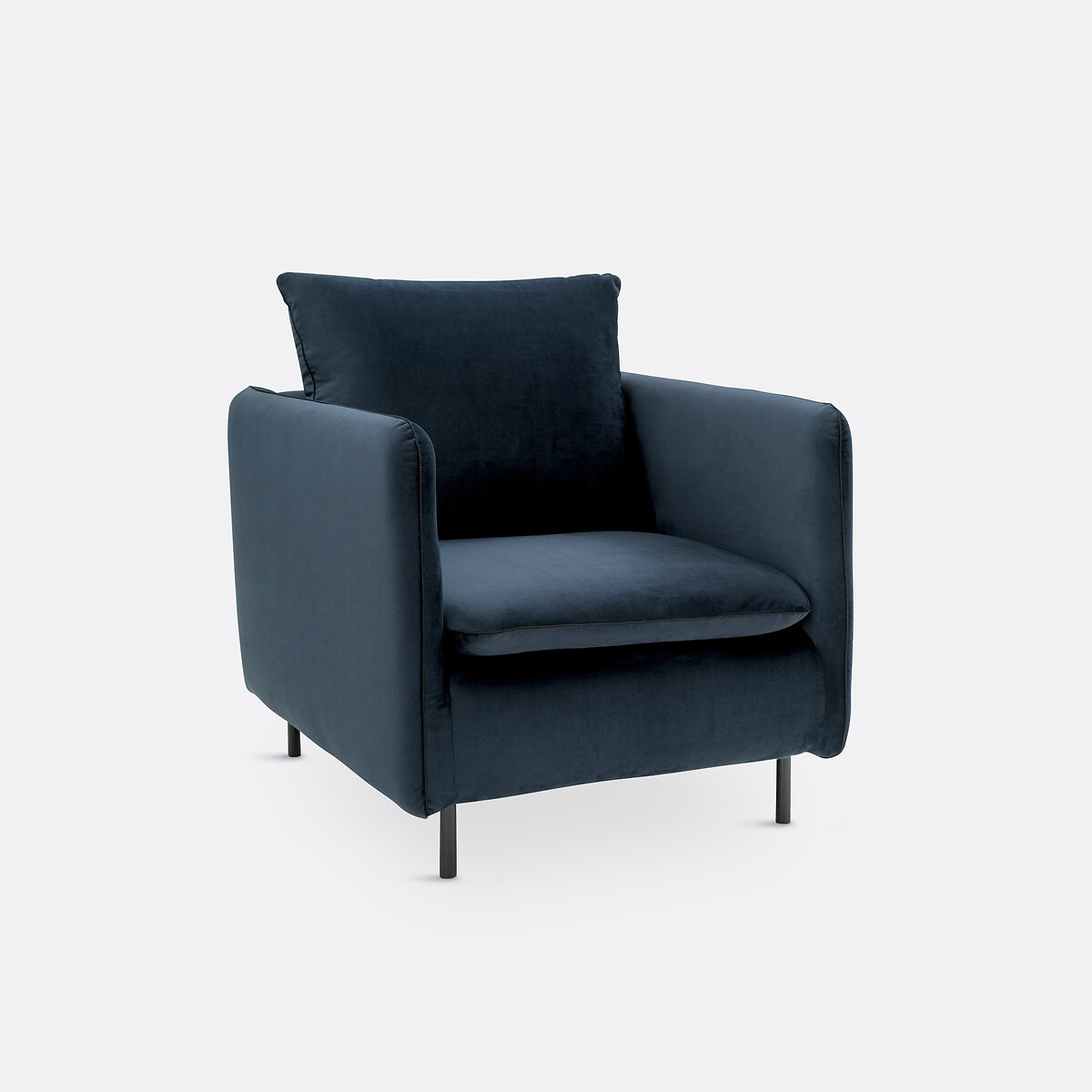 Fauteuil velours, Ivete