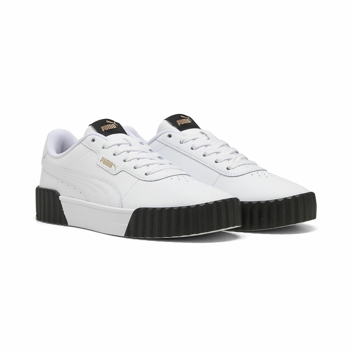 Puma Women's White/Black Carina 3.0 Trainers Size 39