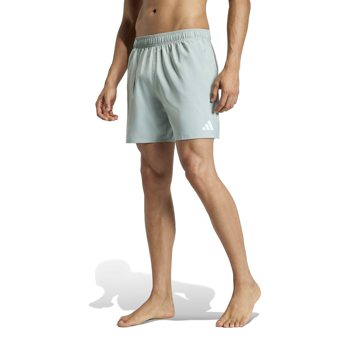 Adidas Performance Plain Swim Shorts Men's Green Extra Small