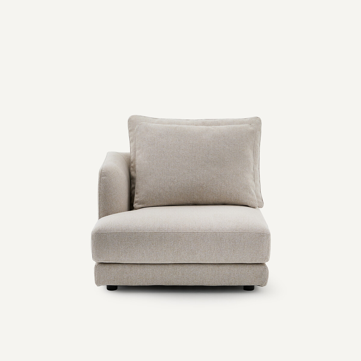 AM.PM Halve bank links, modulair, in tweed, TIBERIO