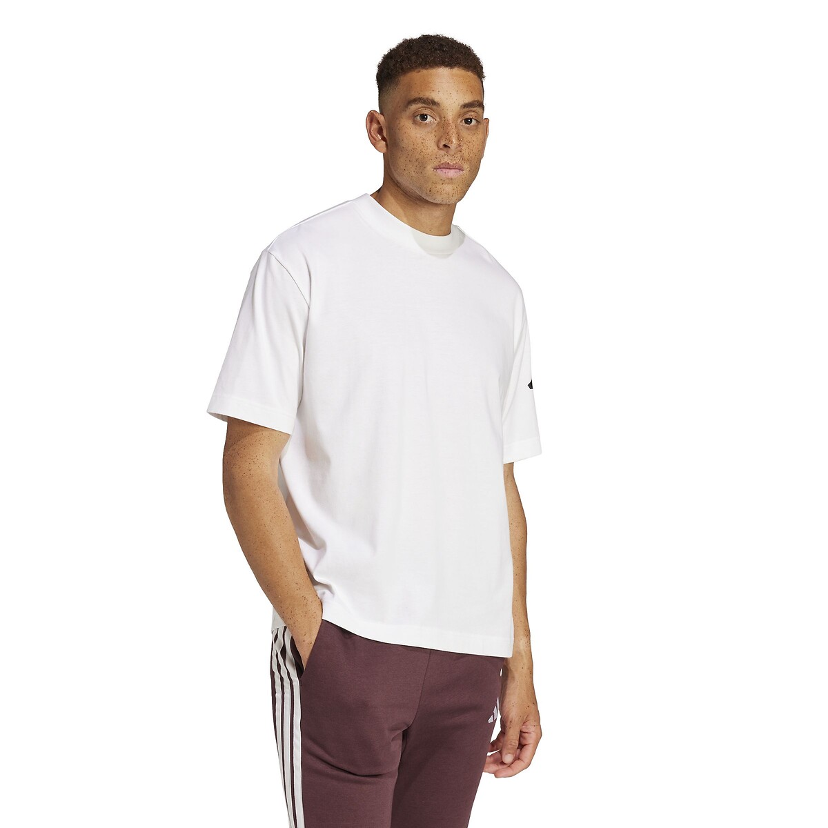 Adidas Sportswear Essentiel Loose Fit Short-Sleeved T-Shirt Men's White Xxl