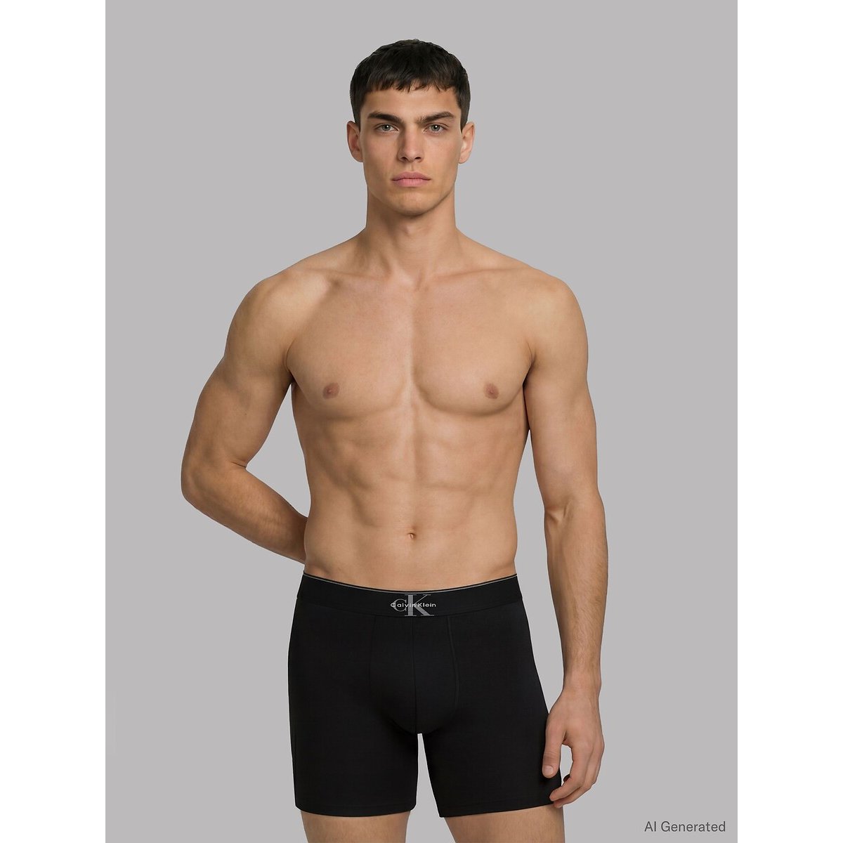 Calvin Klein Underwear Pack Of 3 Plain Brief Hipsters Men's Black + Black + Black Medium