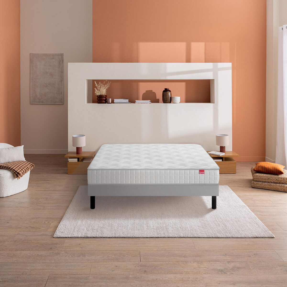 EPEDA Ensemble matras met veren l'Originel + beddenbodem