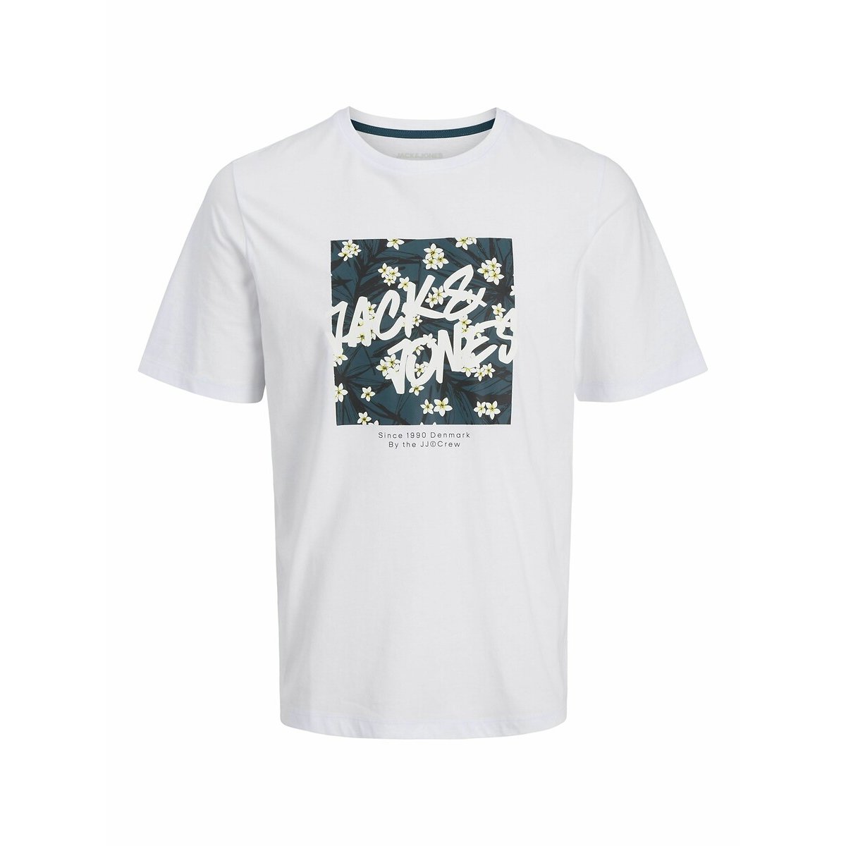 Jack & Jones Shirt met print JJHAWAII SHAPE TEE SS CREW NECK
