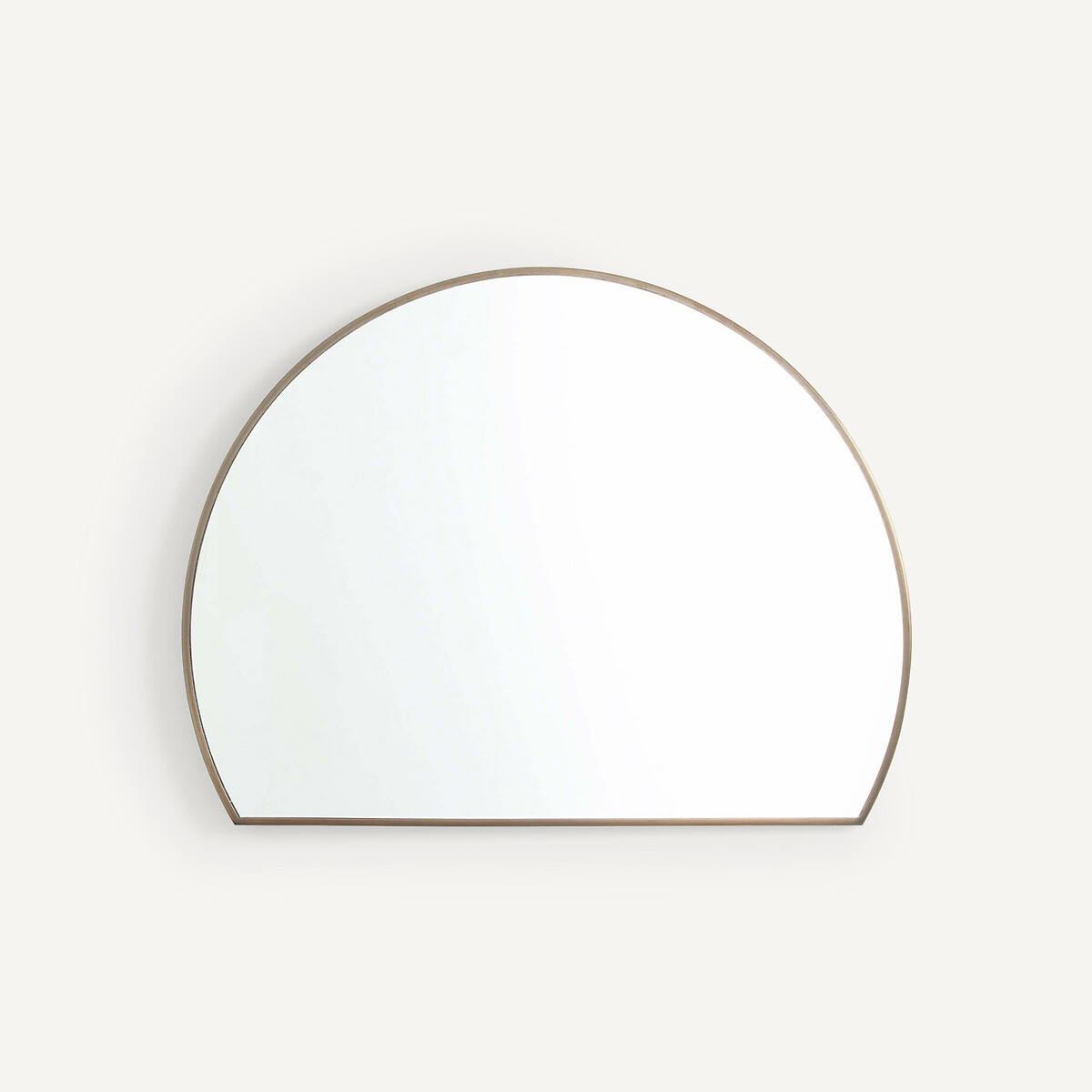 Am.pm Caligone 60Cm High Metal Semicircle Mirror Unisex Aged Brass