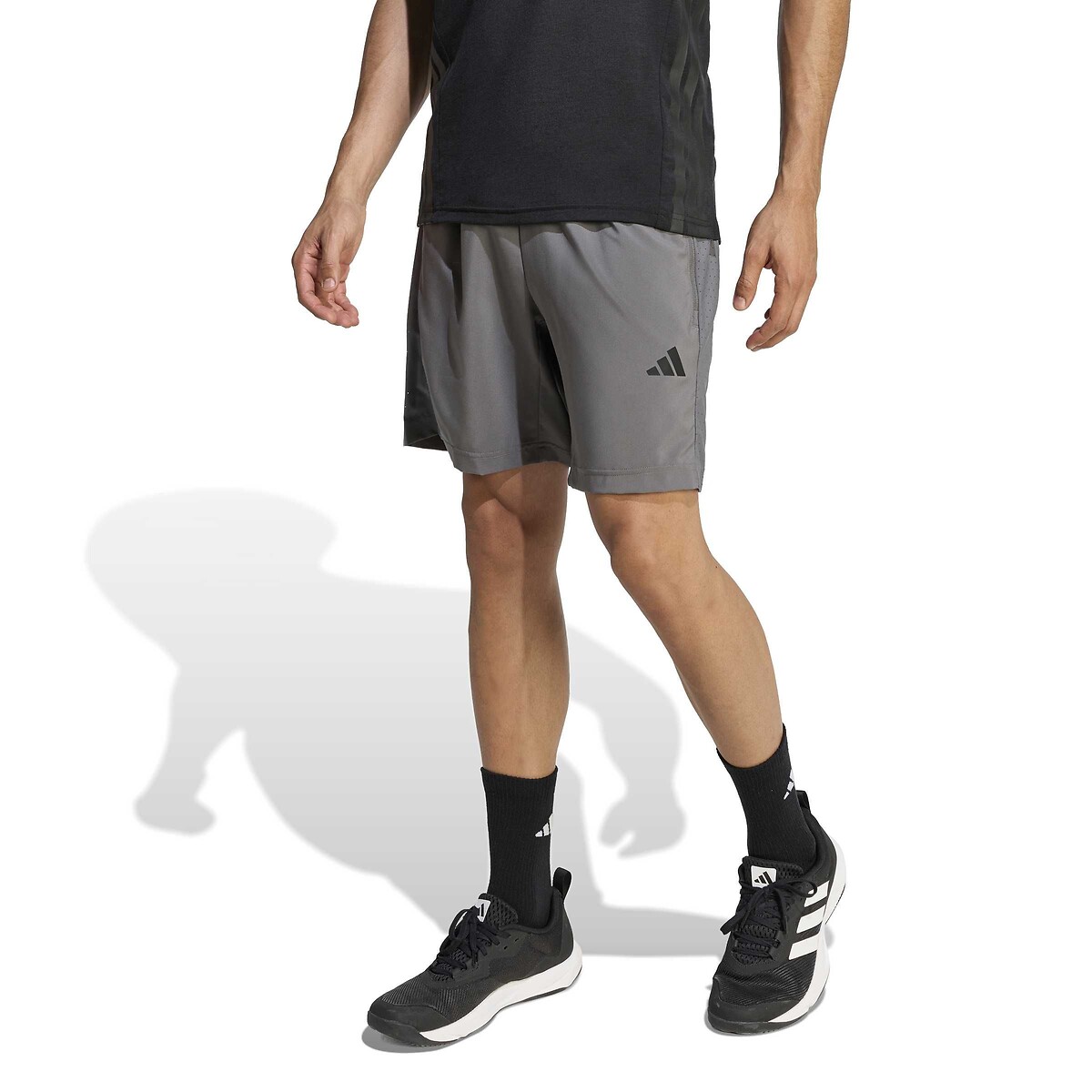 Adidas Performance Essentials Woven Gym Shorts Men's Dark Grey Extra Small