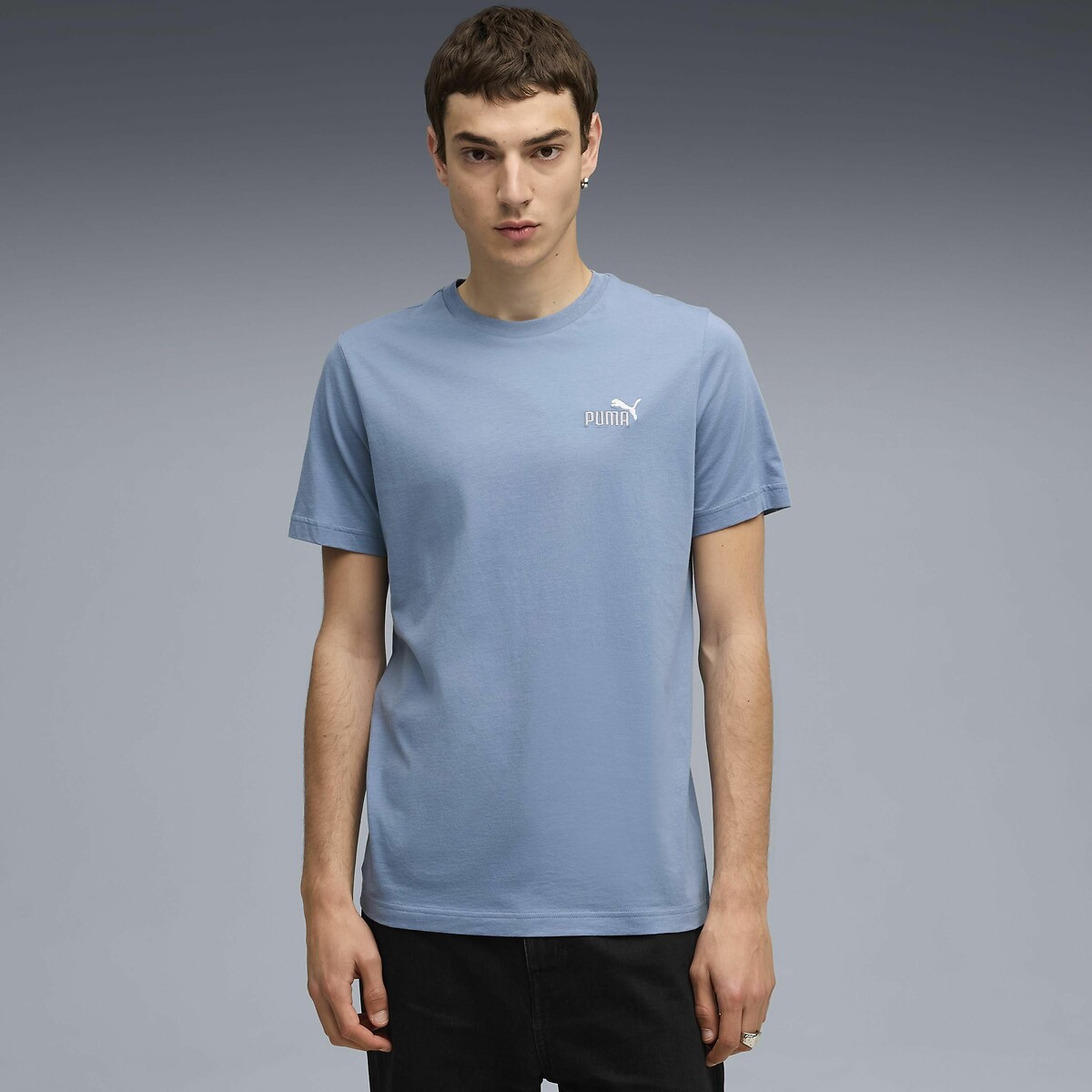 Puma Essential Short Sleeve T-Shirt Men's Blue Extra Large